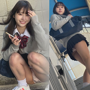 ミニスカのパンティ盗撮から制服のまま中出しされる背徳感 パッケージ画像